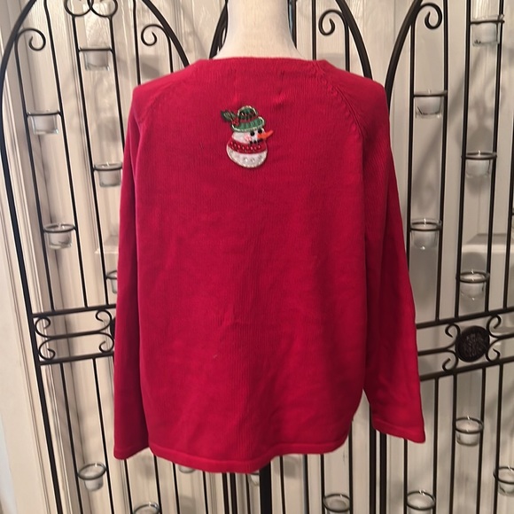 Christmas embroidered sweater - Picture 3 of 5